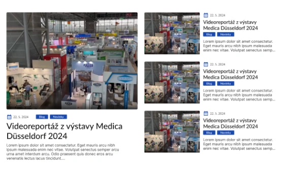 Projekt ve vývoji - SEO-friendly blog